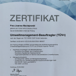 Qualifikation zur Umweltmanagement Beauftragten